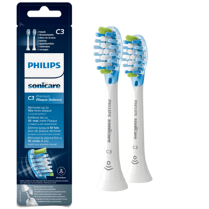 PHILIPS SONICARE C3 Premium Plaque Defence Standardní valikost hlavice sonického kartáčku HX9042/17 2 ks obraz