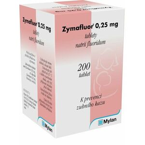 ZYMAFLUOR 0.25 mg 200 ks obraz