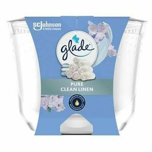 GLADE Vonná svíčka Clean Linen 204 g obraz