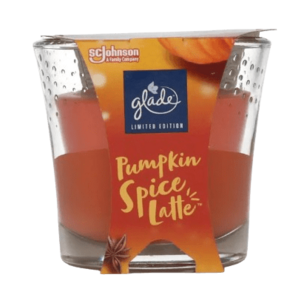 GLADE Pumpkin Spice Latte, Vonná svíčka 112 g obraz