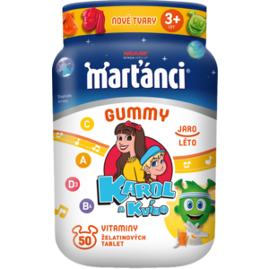 MARŤÁNCI Walmark Gummy Karol&Kvído jaro-léto 50 tablet obraz