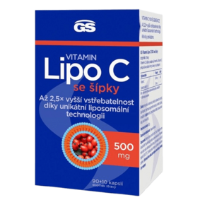 GS Vitamin Lipo C 500mg se šípky 100 kapslí obraz