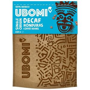 UBOMI Arabica Bezkofeinová zrnková káva CO2 250 g obraz