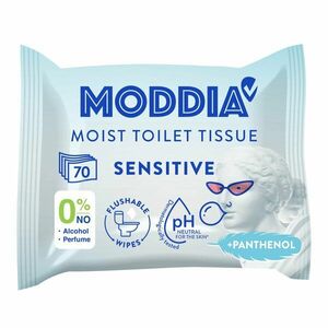 MODDIA Vlhčený toaletní papír sensitive 70 ks obraz