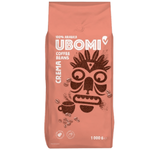 UBOMI Caffe Crema 100% Arabica zrnková káva 1 kg obraz