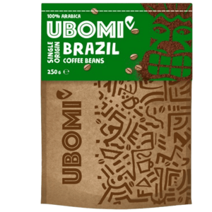 UBOMI Brasil 100% RFA zrnková káva 250 g obraz