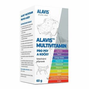 ALAVIS Multivitamín pro psy a kočky 60 g obraz