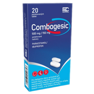 COMBOGESIC tablety 500mg/150mg 20 tablet obraz