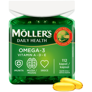 MÖLLERS Omega 3 Double 112 kapslí obraz