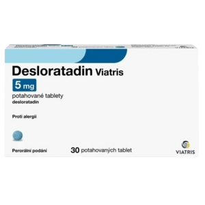 DESLORATADIN Viatris 5 mg 30 tablet obraz