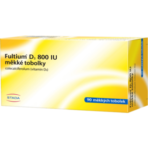 FULTIUM D3 800 IU 90 měkkých tobolek obraz