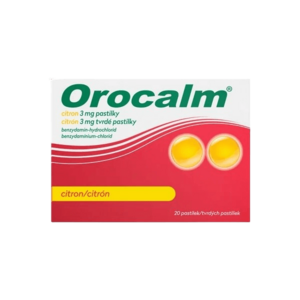 OROCALM citron 3 mg 20 pastilek obraz