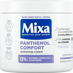 MIXA Panthenol Comfort obnovující tělová péče i pro pokožku se sklonem k atopii, 400 ml obraz