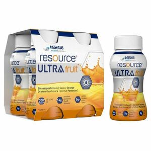 RESOURCE Ultra Fruit Pomeranč příchuť .por.sol. 4 x 200 ml obraz