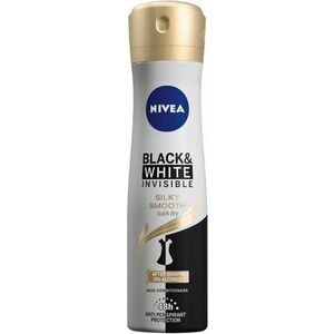 NIVEA Sprej AP B&W Silky Smooth 150 ml obraz