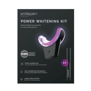 Smilepen Power Whitening Kit, sada pro bělení zubů s bezdrátovým LED akcelerátorem (6x gel) + dárek a doprava zdarma obraz