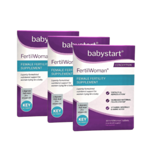 Babystart FertilWomen vitamíny pro ženy s kyselinou listovou 30 tbl. 3 balení: 3x 30 tablet obraz