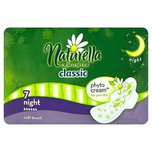 Naturella Classic Night hygienické vložky 7ks obraz