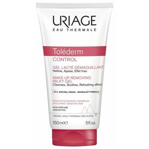 Uriage Odličovač make-upu pro citlivou a intolerantní pleť Tolederm Control (Make-Up Removing Milky Gel) 150 ml obraz