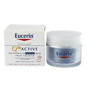 Eucerin Regenerační noční krém proti vráskám pro všechny typy citlivé pleti Q10 Active 50 ml obraz