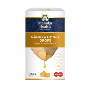 Manuka Health Bonbóny Manuka MGO ™ 400 + se zázvorem a citronem 65g obraz