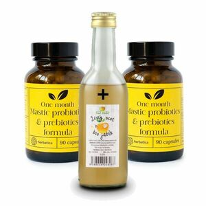 Set na podporu trávení: 2x Masticha PROBIOTICS & PREBIOTICS+ jablečný ocet zdarma- Herbatica obraz