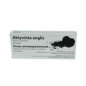 HealthNA Aktivní uhlí - doplněk stravy - 100 tablet x 0, 28 g - OLYMP obraz