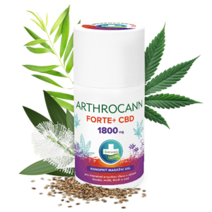 ARTHROCANN konopný masážní gel FORTE+1800 mg CBD - 90 ml - Annabis obraz