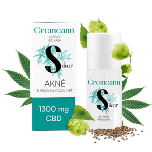 CREMCANN SILVER 1 300 mg lokální bio krém na problematickou pleť - 30 ml - Annabis obraz