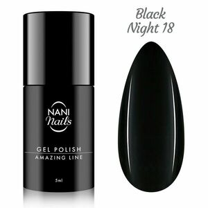 NANI gel lak Amazing Line 5 ml - Black Night obraz