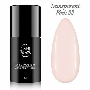 NANI gel lak Amazing Line 5 ml - Transparent Pink obraz