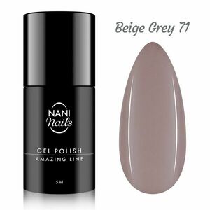 NANI gel lak Amazing Line 5 ml - Beige Grey obraz