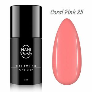 NANI gel lak One Step 5 ml - Coral Pink obraz