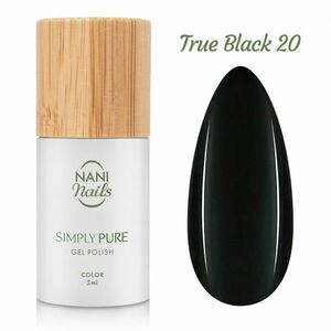 NANI gel lak Simply Pure 5 ml - True Black obraz