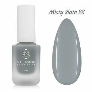 NANI lak na nehty Super Shine 10 ml - Misty Slate obraz