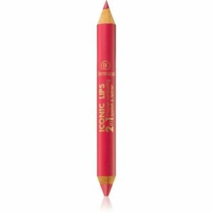 Dermacol Iconic Lips rtěnka a konturovací tužka na rty 2 v 1 odstín 04 10 g obraz