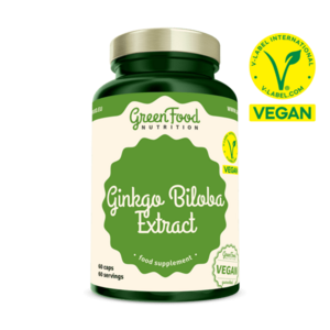 GREENFOOD NUTRITION Ginkgo biloba extract 60 kapslí obraz