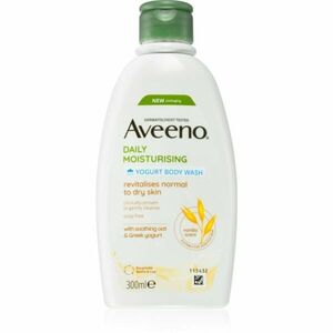 Aveeno Daily Moisturising Yoghurt body wash vyživující sprchový gel Vanilla & Yoghurt 300 ml obraz