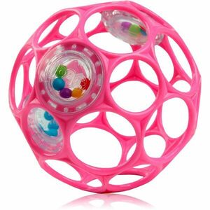 Oball Rattle chrastítko 0 m+ Dark pink 1 ks obraz