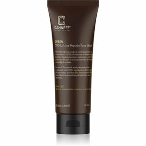 Canneff Green CBD Lifting Peptide Face Mask liftingová a zpevňující maska s peptidy 70 ml obraz