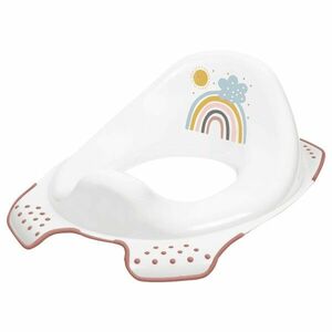 Baby Nellys Adaptér - treningové sedátko na toaletu Rainbow bílé obraz