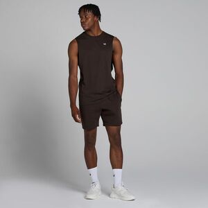 MP Pánský Rest Day Drop Armhole Top bez Rukávů – Kávový - S obraz