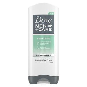 Dove Pánský sprchový gel na tělo, obličej a vlasy Men+Care Sensitive (3 in 1 Shower Gel) 400 ml obraz