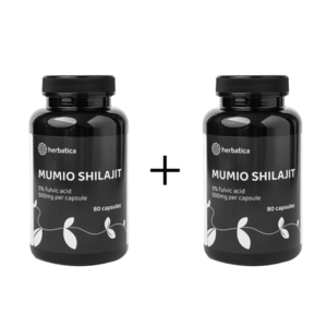 Zvýhodněný set: 2 x Shilajit - čištěné mumio premium (500mg) - 80 kapslí - Herbatica obraz