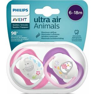Philips Avent Šidítko Ultra air 6–18m dívka 2 ks obraz