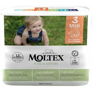 MOLTEX Plenky Midi 4-9 kg ekonomické balení 132 ks obraz