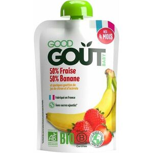 GOOD GOÛT BIO Jahoda s banánem 120 g obraz