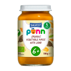 SALVEST PONN BIO Jehněčí maso se zeleninovým pyré 6+ měsíců a výš 190 g obraz