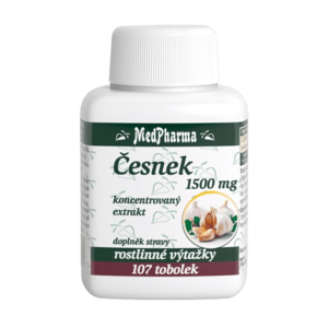 MEDPHARMA Česnek 1500 mg 107 kapslí obraz