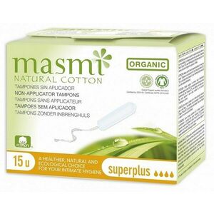 MASMI Tampony SUPER PLUS z organické bavlny 15 ks obraz